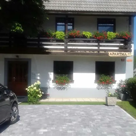 Apartma Pr Gatej アパート ボーヒニ